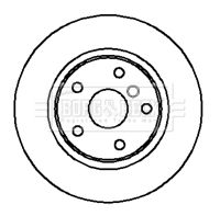 BORG & BECK Тормозной диск BBD4185